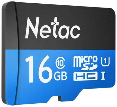 Карта памяти 16Gb - Netac microSDHC P500 NT02P500STN-016G-S (Оригинальная