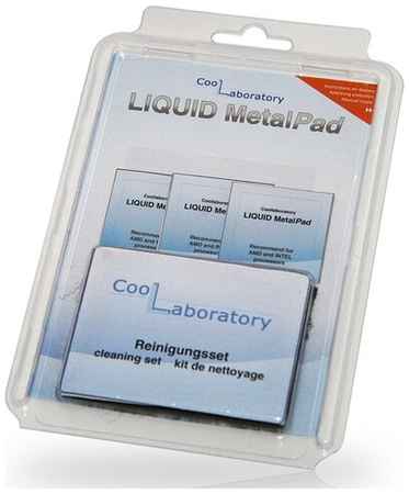 Термопрокладка Coollaboratory Liquid MetalPad 3 x CPU +3 x GPU + CS, 8.29 г 19525654355