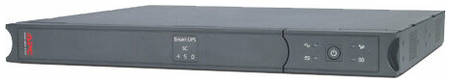 Интерактивный ИБП APC by Schneider Electric Smart-UPS SC450RMI1U серый 280 Вт