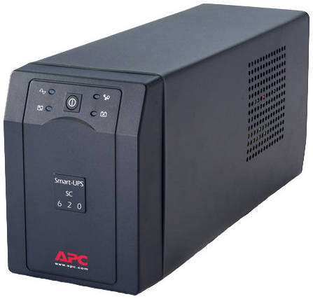 Интерактивный ИБП APC by Schneider Electric Smart-UPS SC620I серый 390 Вт