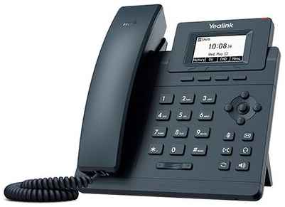 VoIP-телефон Yealink SIP-T30P (без БП) черный 19537031447