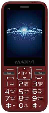 Телефон MAXVI P3, 2 SIM, black 19541880521