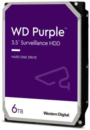 Western Digital Внутренний жесткий диск WD Purple 6 TB 19542440134