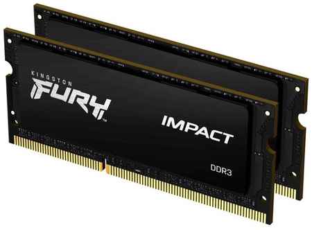 Оперативная память KINGSTON SO-DIMM DDR3L 16Gb (2x8Gb) 1866MHz pc-15000 FURY Impact (KF318LS11IBK2/16)