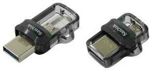 Флешка Sandisk Ultra Dual SDDD3-016G-G46 16 Гб Black 19555624568