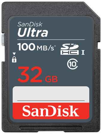 Карта памяти 32Gb SD SanDisk Ultra (SDSDUNR-032G-GN3IN)