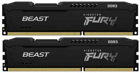 Оперативная память Kingston FURY Beast 8 ГБ DDR3 1600 МГц DIMM CL10 KF316C10BBK2/8 19557339121