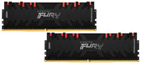 Оперативная память Kingston FURY Renegade RGB 16 ГБ (8 ГБ x 2 шт.) DDR4 DIMM CL16 KF432C16RBAK2/16