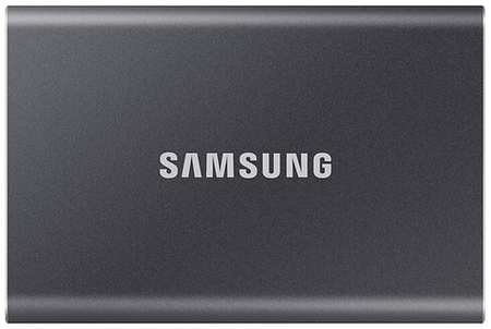 Портативный SSD Samsung T7, 2Tb, Titan (MU-PC2T0T/WW)
