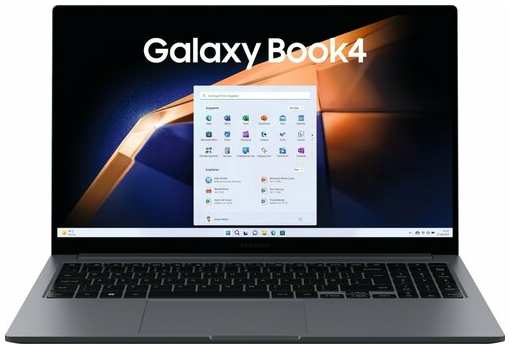 Samsung Electronics Ноутбук Samsung Galaxy Book4 15.6(FHD IPS (AG))/ Core 5 120U/ 8Gb/ 512Gb SSD/ noDVD/ / BT/ WiFi/ 54WHr/ 1.55kg/ Gray/ Win11Home + 3 pin (NP750XGK-KG1IN) 1956175852