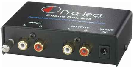 Фонокорректор стерео Pro-Ject Phono Box MM, черный 195705560