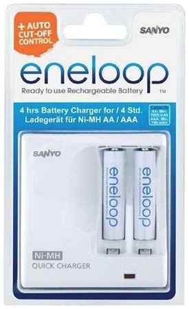 Зарядное устройство Sanyo Eneloop MDR02-E-2-4UTGB (АА, ААА) + 2*750mAh AAA