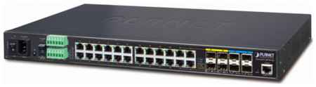 Коммутатор PLANET IGS-6325-20T4C4X (IP30 19″ Rack Mountable Industrial L3 Managed Core Ethernet Switch, 24*1000T with 4 shared 100/1000X SFP + 4*10G SFP+ (-40 to 75 C, AC + 2 DC, DIDO), ERPS Ring, 1588, Modbus TCP, Cybersecurity features, Hardware La 19597706245