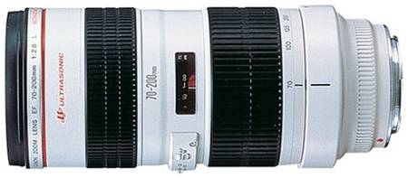 Объектив Canon EF 70-200mm f/2.8L USM, черный/белый 19597983