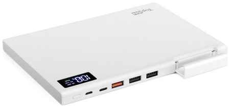 Внешний аккумулятор TopON TOP-MAX2 30000mAh QC3.0, QC2.0, Power Delivery. Type-C, MicroUSB, 3 USB-порта и кредл