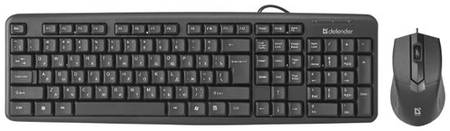 Комплект клавиатура + мышь Defender Dakota C-270, black, английская/русская 19648157803