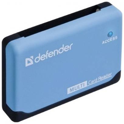 Кардридер Defender Ultra USB 2.0 серый 19669384291