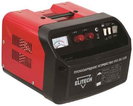 Пуско-зарядное устройство ELITECH УПЗ 30/120 черно-красный 3600 Вт 800 Вт 12 А 20 А 19679747445