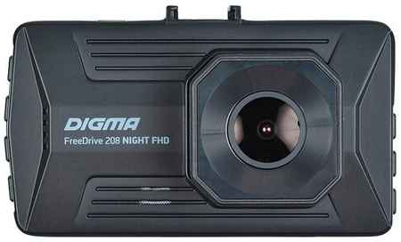 Видеорегистратор DIGMA FreeDrive 208 NIGHT FHD, черный 19682996137