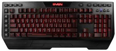 Клавиатура SVEN KB-G9600 Black USB черный, английская/русская (ANSI), 1 шт 19706385462