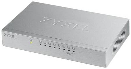 Коммутатор ZYXEL ES-108A v3, 8 портов 100 Мбит/с, настольный, металлический корпус