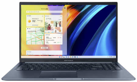 Ноутбук ASUS Vivobook 15 X1502ZA-BQ414, 15.6″ (1920x1080) IPS/Intel Core i5-1240P/16ГБ DDR4/512G SSD/Iris Xe Graphics/Без ОС, (90NB0VX1-M01640)