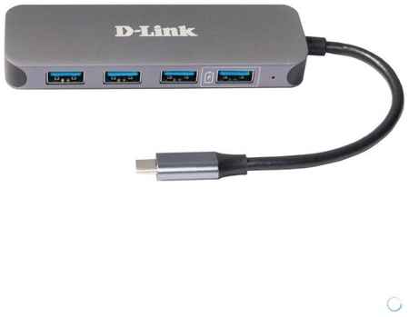 Сетевое оборудование D-Link DUB-2340/A1A Концентратор с 4 портами USB 3.0 (1 порт с поддержкой режима быстрой зарядки), 1 портом 198001106246