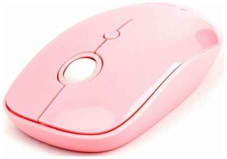 Мышь беспров. Gembird MUSW-390, 2.4ГГц, 3 кнопки + колесо кнопка,1600DPI розовый глянец 198002065333