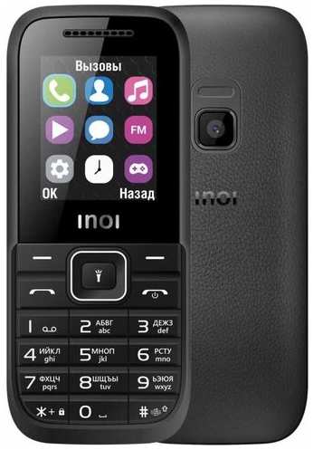 Телефон INOI 105 (2019), 2 SIM, черный 198004644605