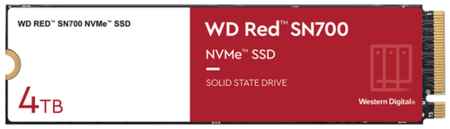 Твердотельный накопитель Western Digital WD Red SN700 NVMe 4 ТБ M.2 WDS400T1R0C 198004856609