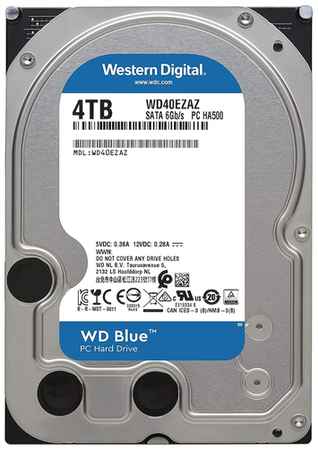 Жесткий диск Western Digital WD Blue Desktop 4 ТБ WD40EZAZ 198010622678
