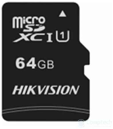 Micro SecureDigital 64Gb Hikvision HS-TF-C1 64G {MicroSDHC Class 10 UHS-I} 198017837360