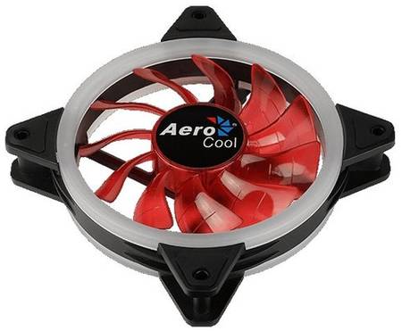 Вентилятор для корпуса AeroCool Rev, черный/красный/красная подсветка 19801866416