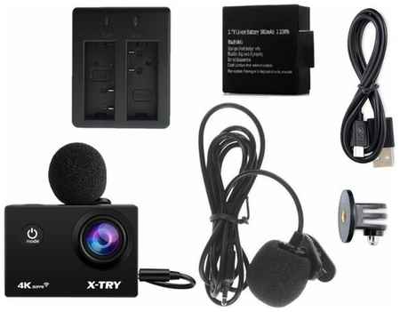Экшн-камера X-TRY XTC182 EMR Power Kit 4K WiFi 198053529424