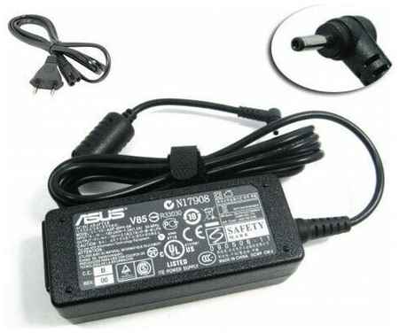 Для ASUS Eee PC 1001PG Зарядное устройство блок питания ноутбука (Зарядка адаптер + сетевой кабель/ шнур) 198055630245