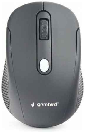 Мышь беспров. Gembird MUSW-420, 2.4ГГц, soft touch, 4кн, 1600DPI, блистер
