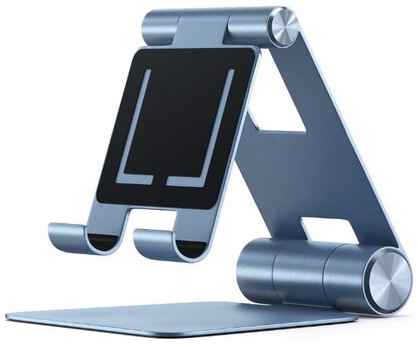 Настольная подставка Satechi R1 Aluminum Multi-Angle Tablet Stand для мобильных устройств. Материал алюминий. Цвет синий 198205571020