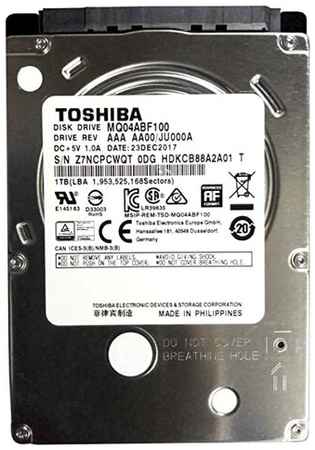 Жесткий диск Toshiba 2.5″ 1 Tb MQ04ABF100 198207478655