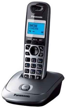 Радиотелефон PANASONIC KX-TG2511RUM, память 50 номеров, АОН, повтор, спикерфон, полифония, серый 198212212312
