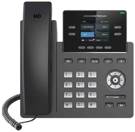 Телефон IP Grandstream GRP-2612W черный 198215589072