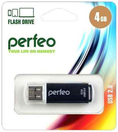 USB Flash PERFEO PF-C13B004 USB 4GB черный BL1 198218237188
