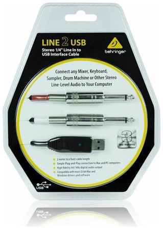 Внешняя звуковая карта с USB Behringer LINE 2 USB 198218551567