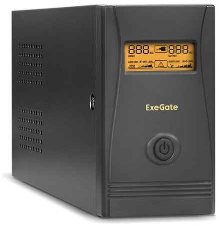 Интерактивный ИБП ExeGate Power Smart ULB-600 LCD (EP285559RUS) черный 360 Вт 198232827139