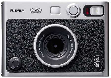 Фотоаппарат моментальной печати Fujifilm Instax Mini Evo, печать снимка 62x46 мм, черный/серебристый 198234935264