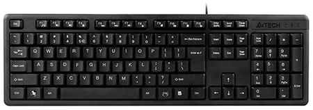 Клавиатура A4Tech KK-3 черный, английская, 1 шт 198235260177