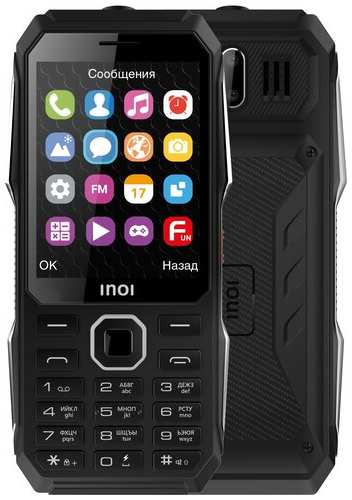 Телефон INOI 286Z, SIM+micro SIM, черный 198246984892