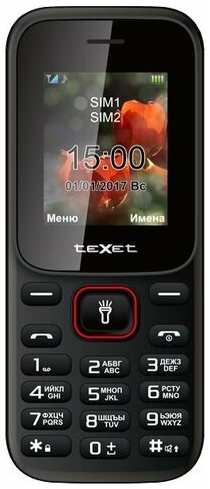 Мобильный Телефон TeXet TM-128 Black-Red 198248119443