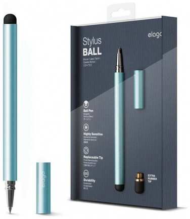 Стилус Elago Stylus Ball, цвет Голубой (EL-STY-BALL-CBL)