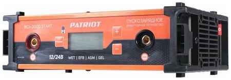 Пускозарядное инверторное устройство PATRIOT BCI-300D-Start, 700 Ач, 12/24 В, автоматическое управление, режим сохранения заряда / автомобильная зарядка для аккумулятора / для акб 198251624609