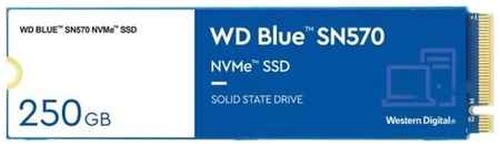 Твердотельный накопитель Western Digital WD Blue SN570 NVMe 250 ГБ M.2 WDS250G3B0C 198252902181